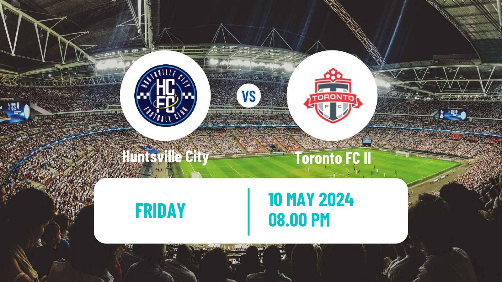 Soccer MLS Next Pro Huntsville City - Toronto FC II