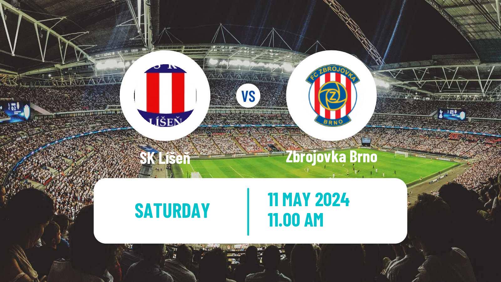 Soccer Czech Division 2 Líšeň - Zbrojovka Brno
