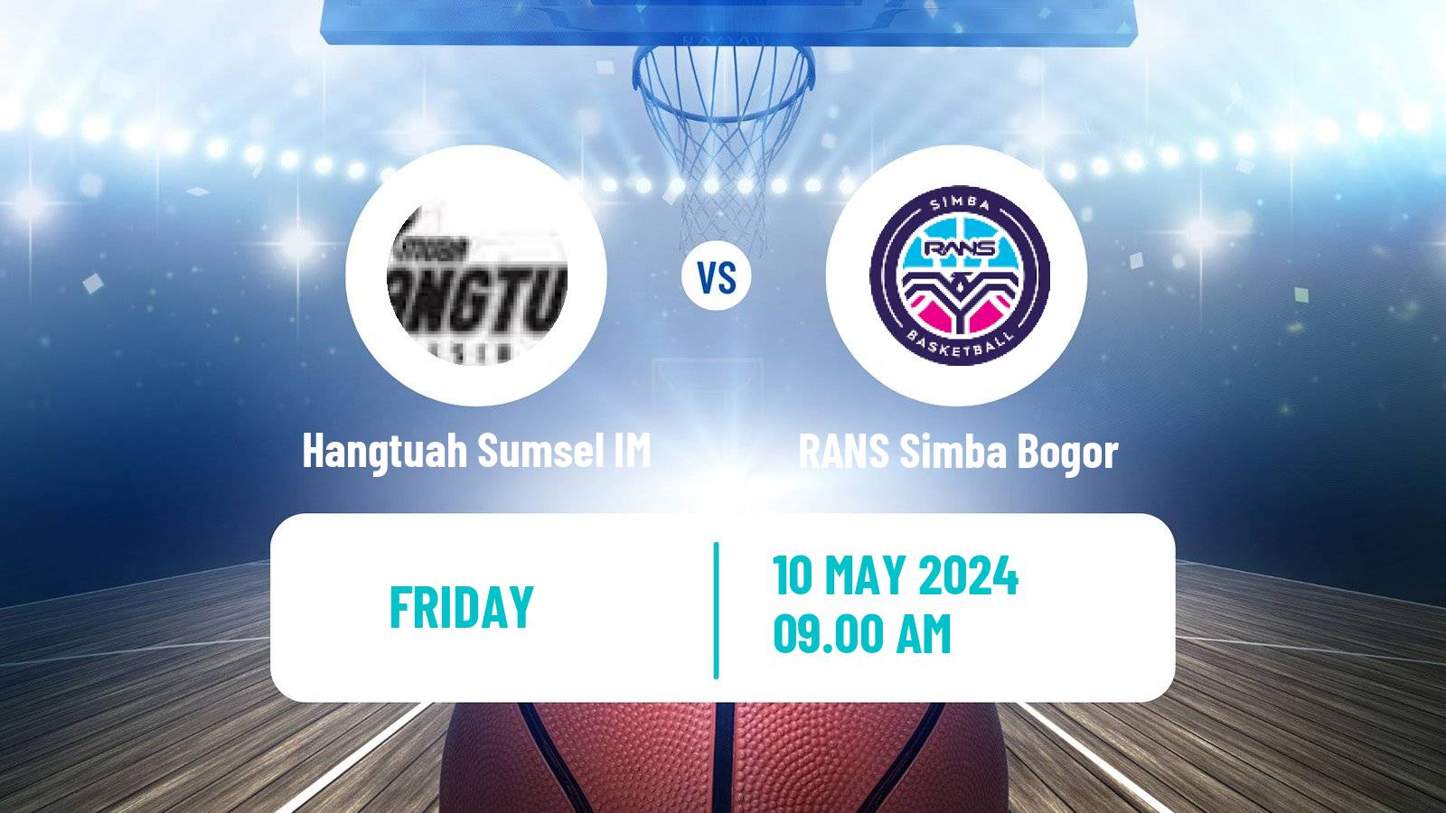 Basketball Indonesian IBL Hangtuah Sumsel IM - RANS Simba Bogor