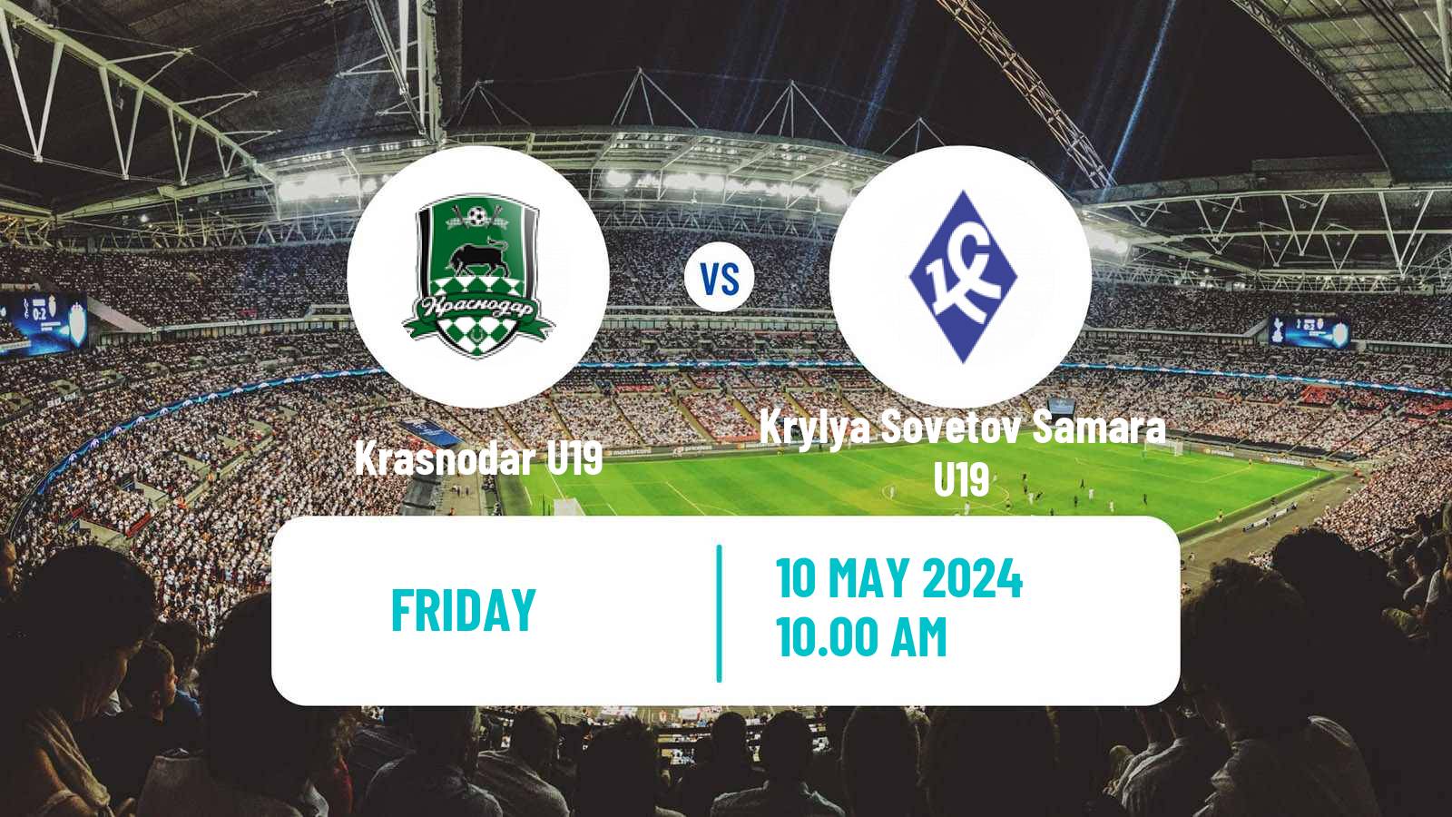 Soccer Russian Youth League Krasnodar U19 - Krylya Sovetov Samara U19