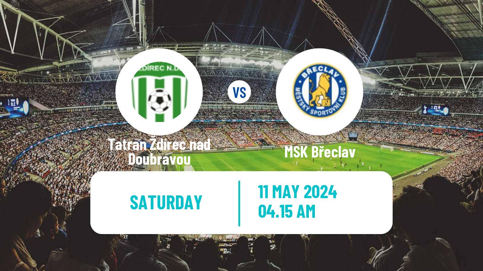 Soccer Czech Division D Tatran Ždírec nad Doubravou - Břeclav
