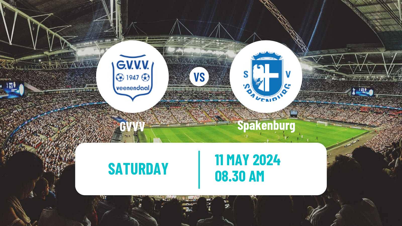 Soccer Dutch Tweede Divisie GVVV - Spakenburg