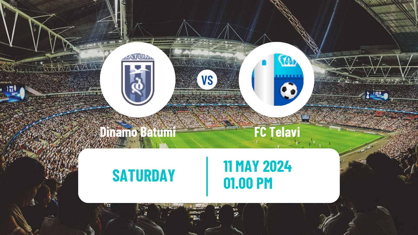 Soccer Georgian Erovnuli Liga Dinamo Batumi - Telavi