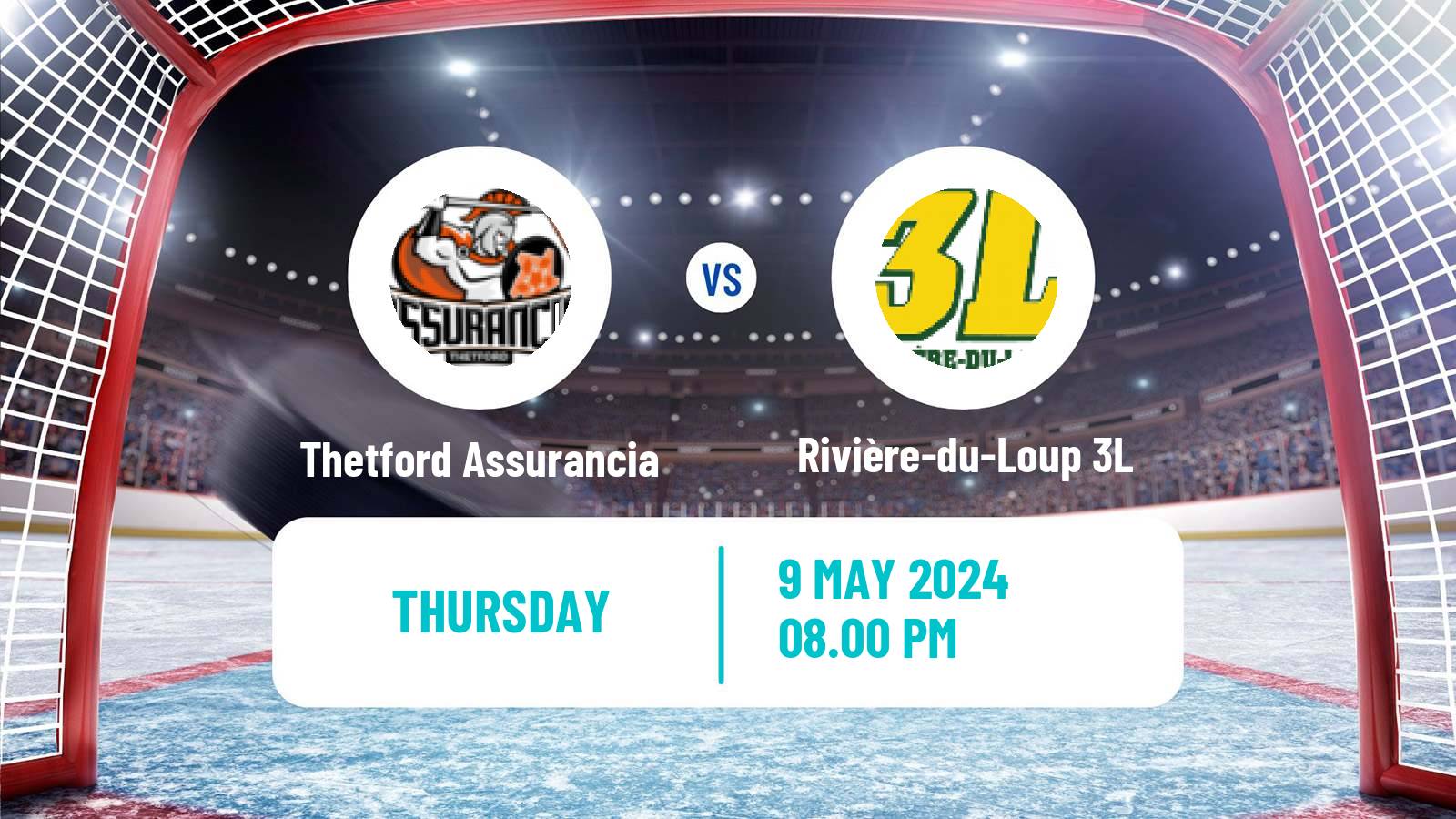 Hockey LNAH Thetford Assurancia - Rivière-du-Loup 3L