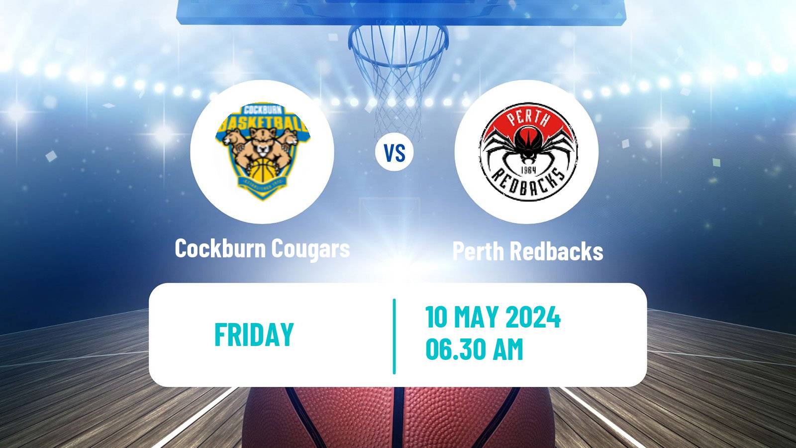 Basketball Australian NBL1 West Women Cockburn Cougars - Perth Redbacks