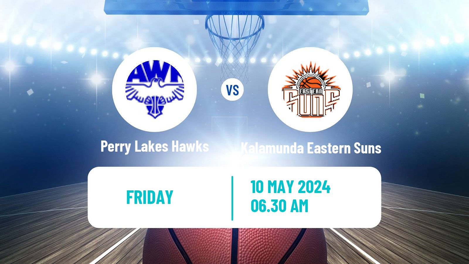 Basketball Australian NBL1 West Women Perry Lakes Hawks - Kalamunda Eastern Suns