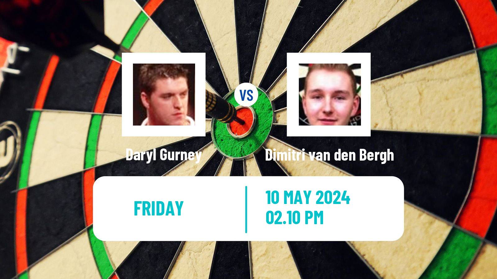 Darts European Tour 6 Daryl Gurney - Dimitri van den Bergh