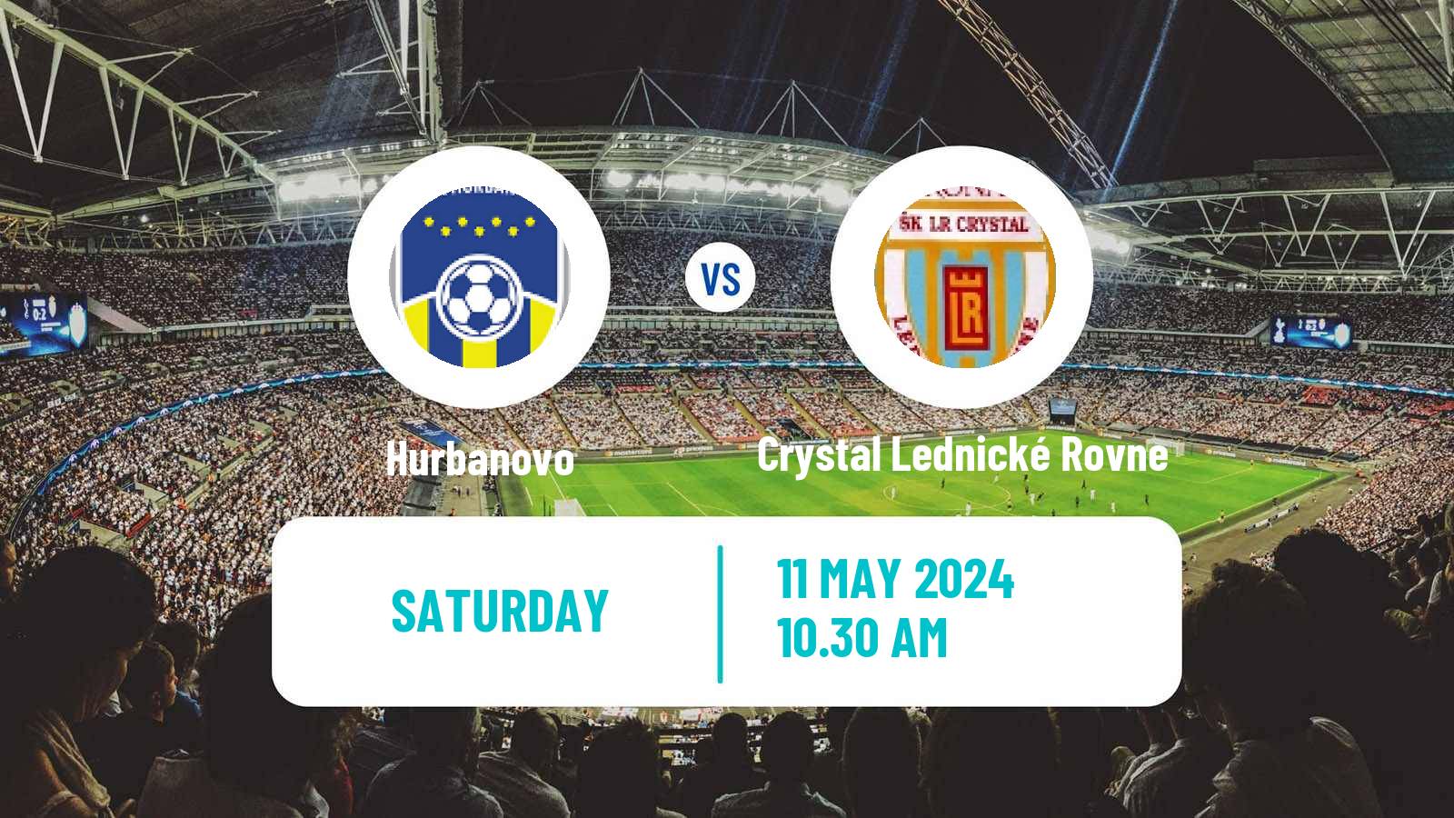 Soccer Slovak 4 Liga West Hurbanovo - Crystal Lednické Rovne
