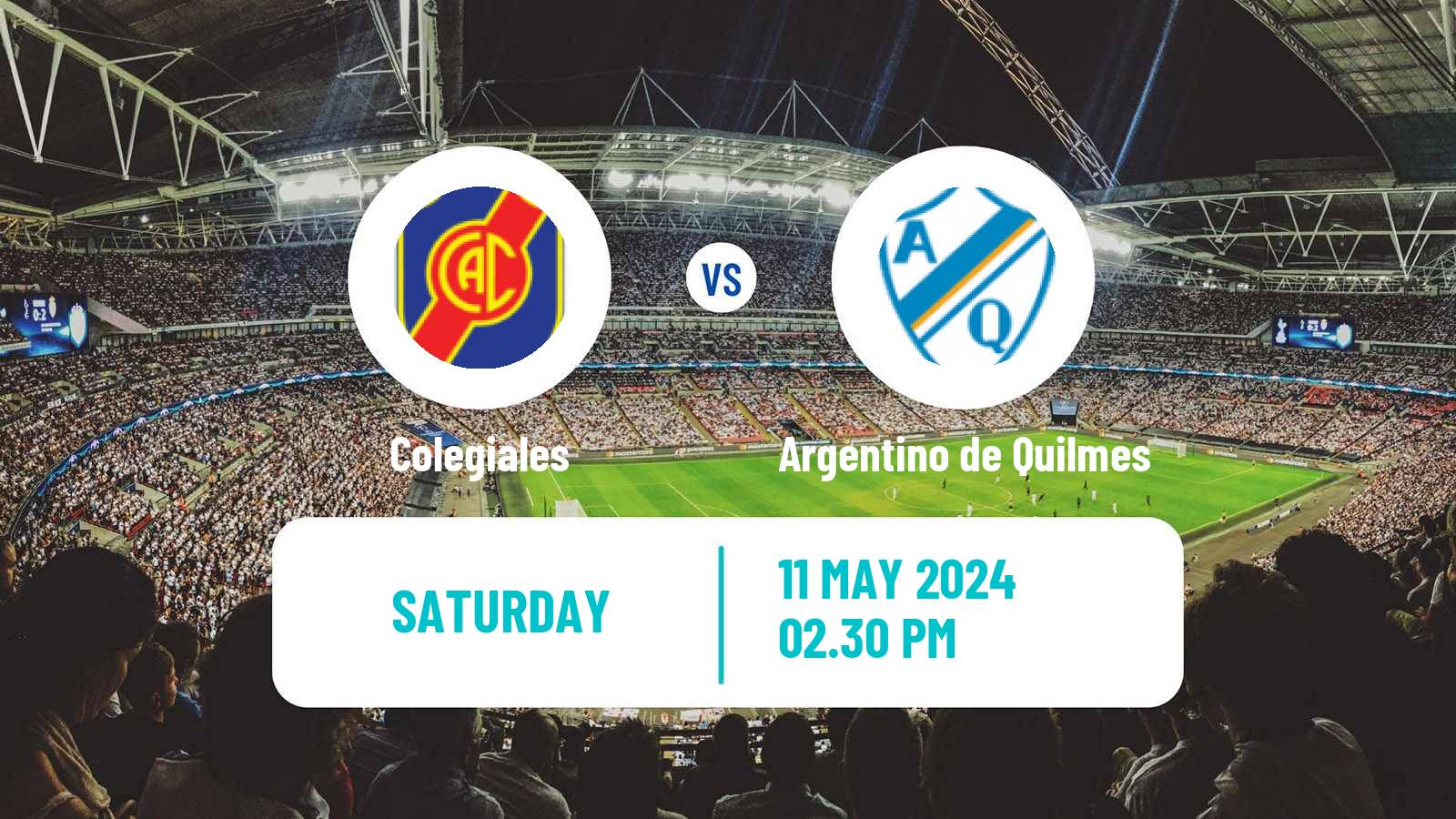 Soccer Argentinian Primera B Colegiales - Argentino de Quilmes