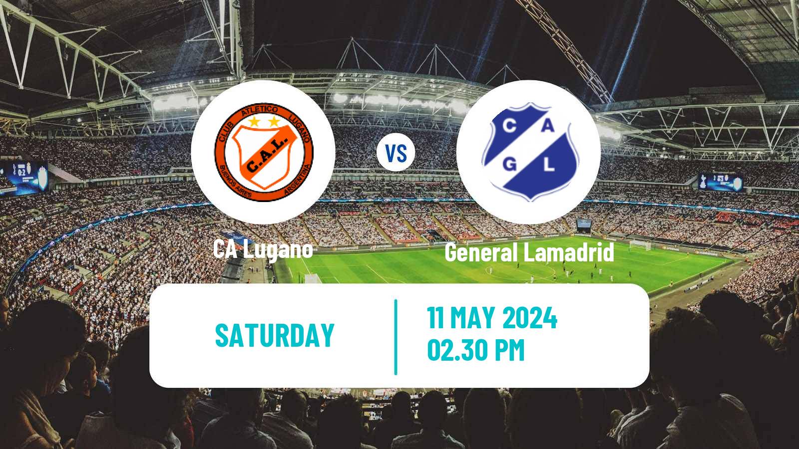 Soccer Argentinian Primera C Lugano - General Lamadrid
