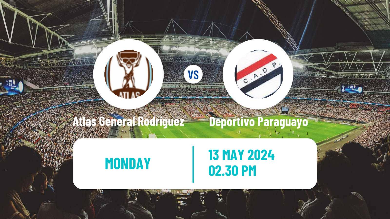 Soccer Argentinian Primera C Atlas General Rodríguez - Deportivo Paraguayo