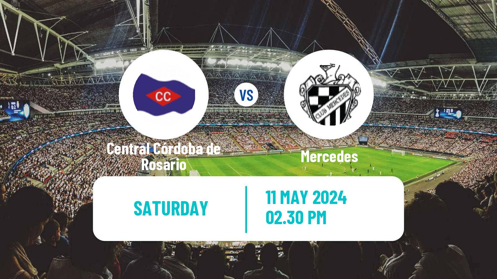 Soccer Argentinian Primera C Central Córdoba de Rosario - Mercedes