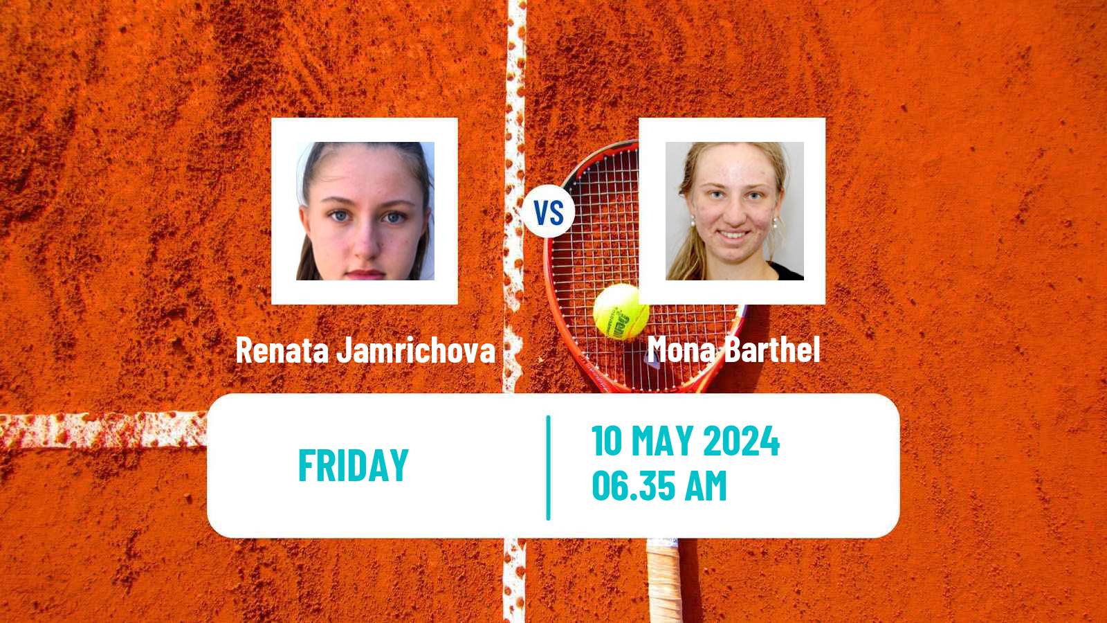 Tennis ITF W75 Trnava 2 Women Renata Jamrichova - Mona Barthel