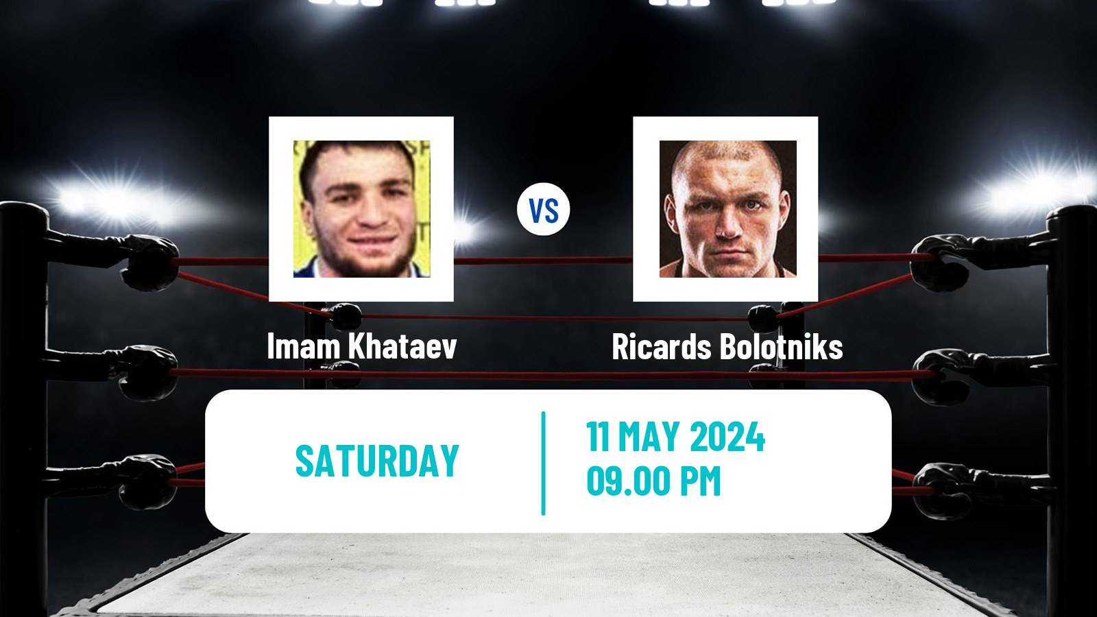 Boxing Light Heavyweight Men Others Matches Imam Khataev - Ricards Bolotniks
