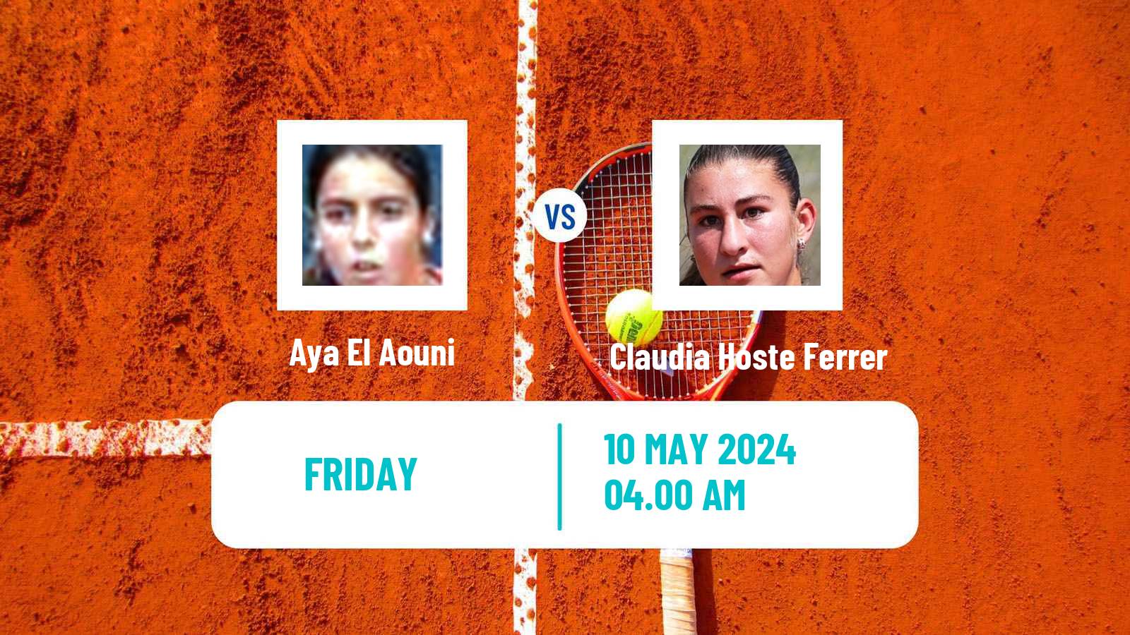 Tennis ITF W15 Antalya 13 Women Aya El Aouni - Claudia Hoste Ferrer