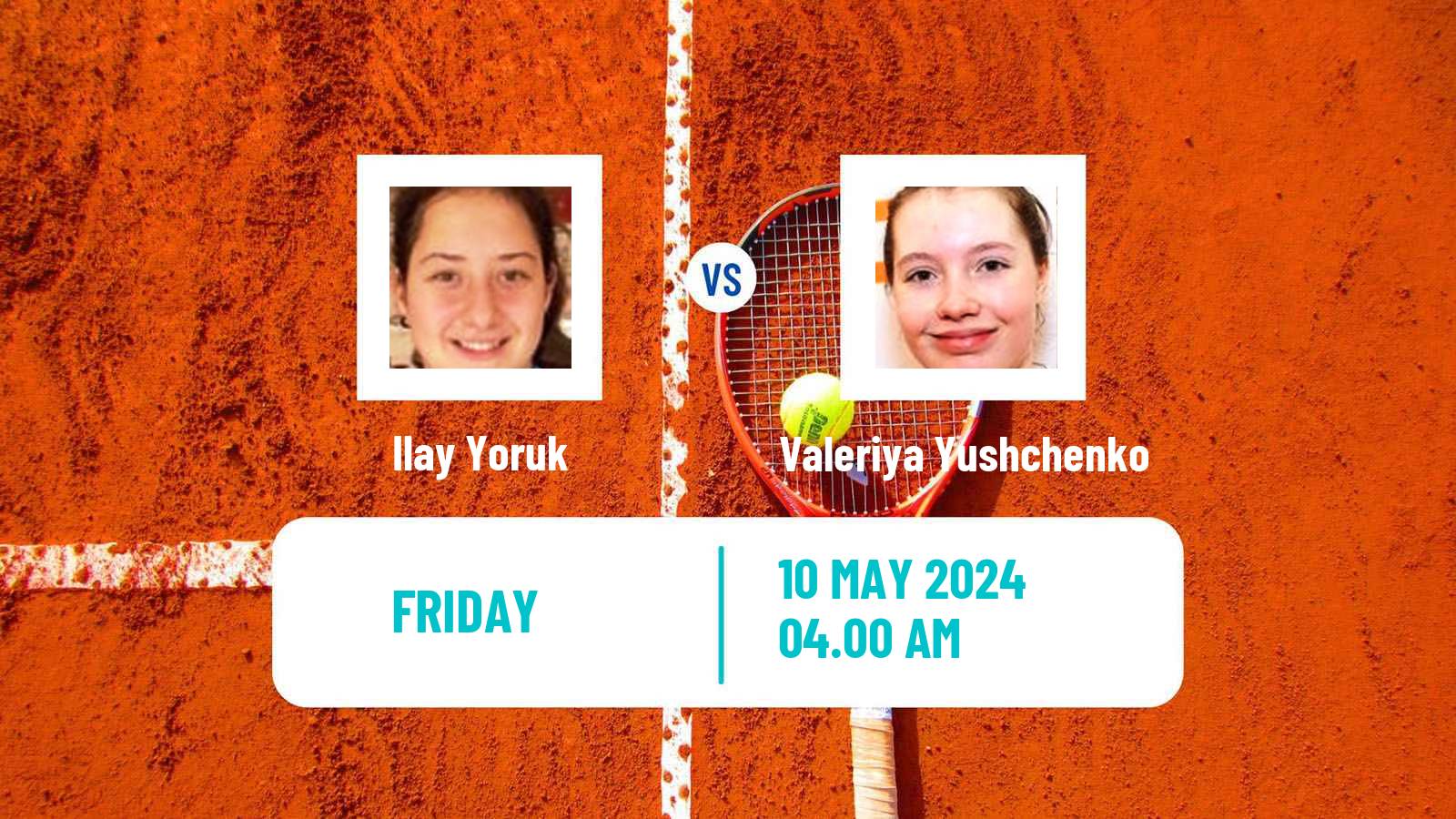 Tennis ITF W15 Antalya 13 Women Ilay Yoruk - Valeriya Yushchenko
