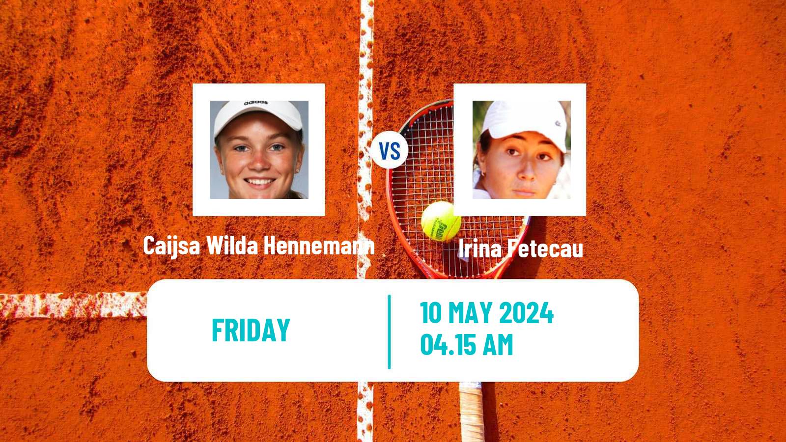 Tennis ITF W35 Bastad Women Caijsa Wilda Hennemann - Irina Fetecau