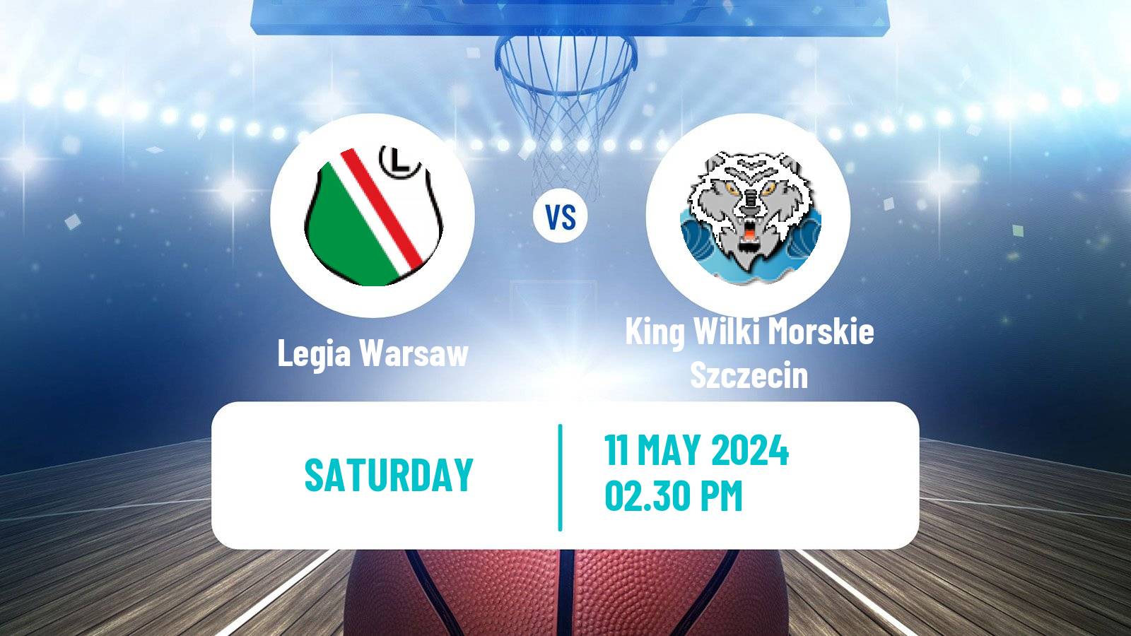 Basketball Polish Basket Liga Legia Warsaw - King Wilki Morskie Szczecin