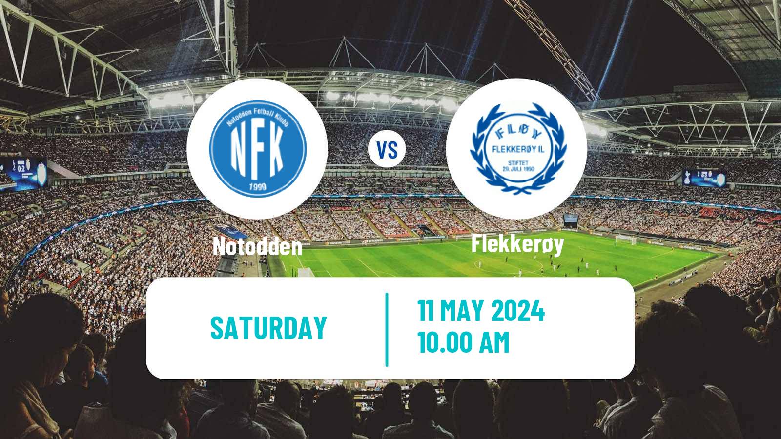 Soccer Norwegian Division 2 - Group 1 Notodden - Flekkerøy