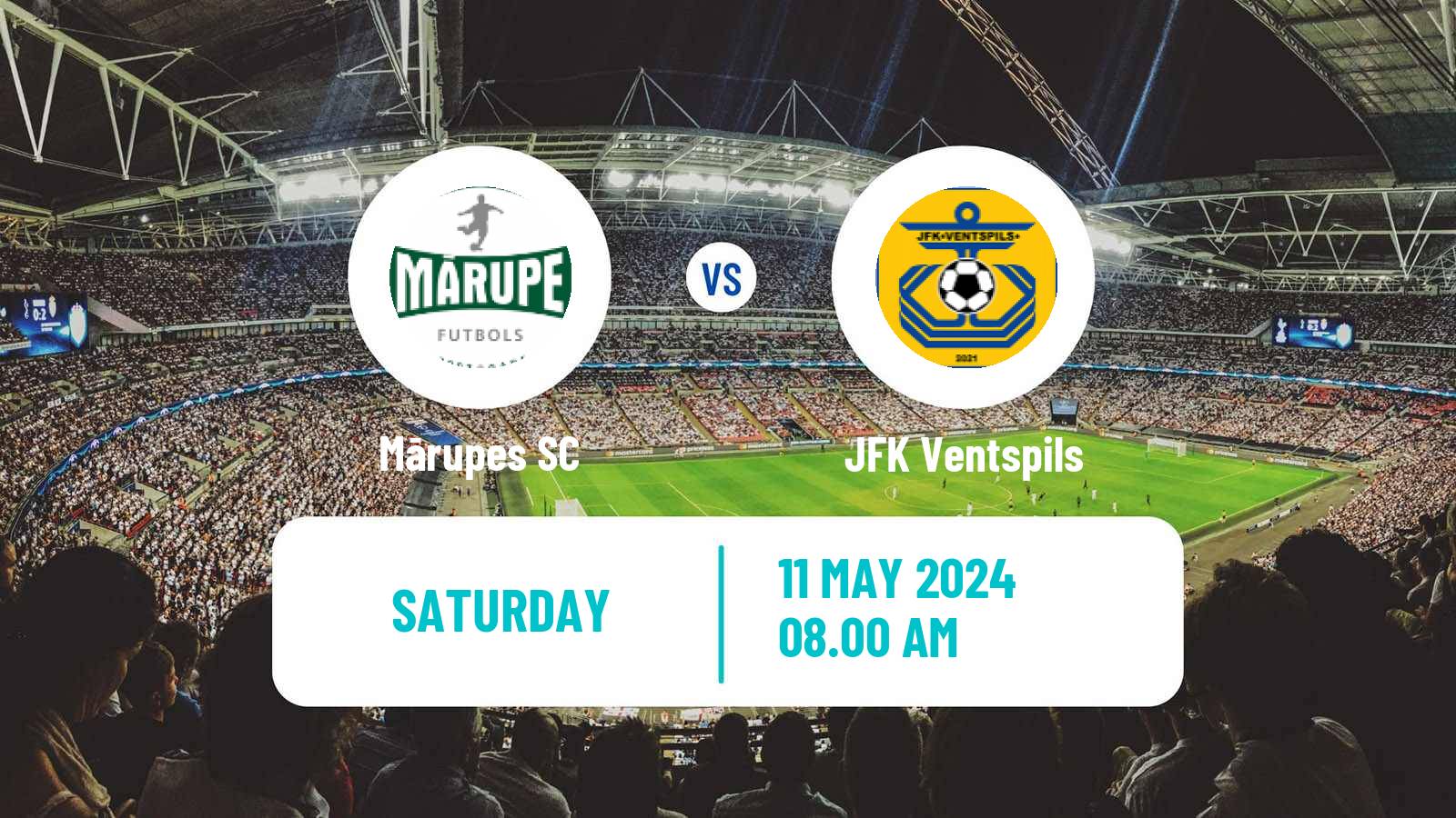 Soccer Latvian 1 Liga Mārupe - JFK Ventspils
