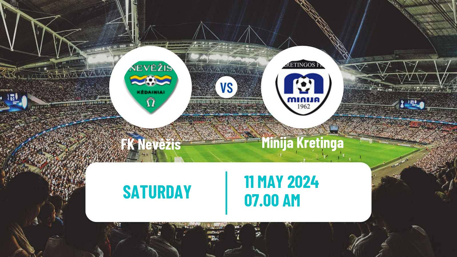 Soccer Lithuanian Division 2 Nevėžis - Minija Kretinga