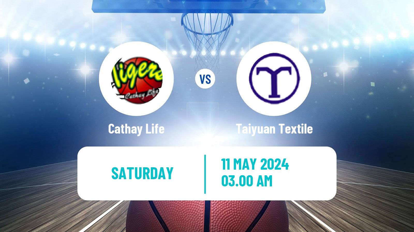 Basketball Taiwan WSBL Women Cathay Life - Taiyuan Textile