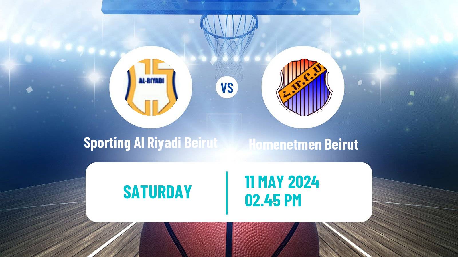 Basketball Lebanese Division 1 Basketball Sporting Al Riyadi Beirut - Homenetmen Beirut