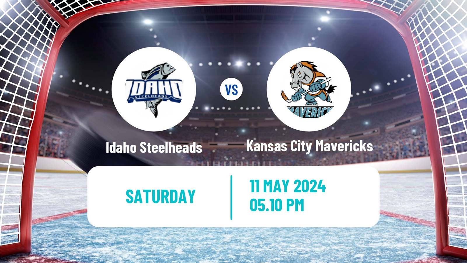 Hockey ECHL Idaho Steelheads - Kansas City Mavericks
