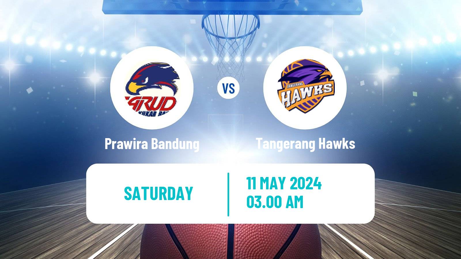 Basketball Indonesian IBL Prawira Bandung - Tangerang Hawks