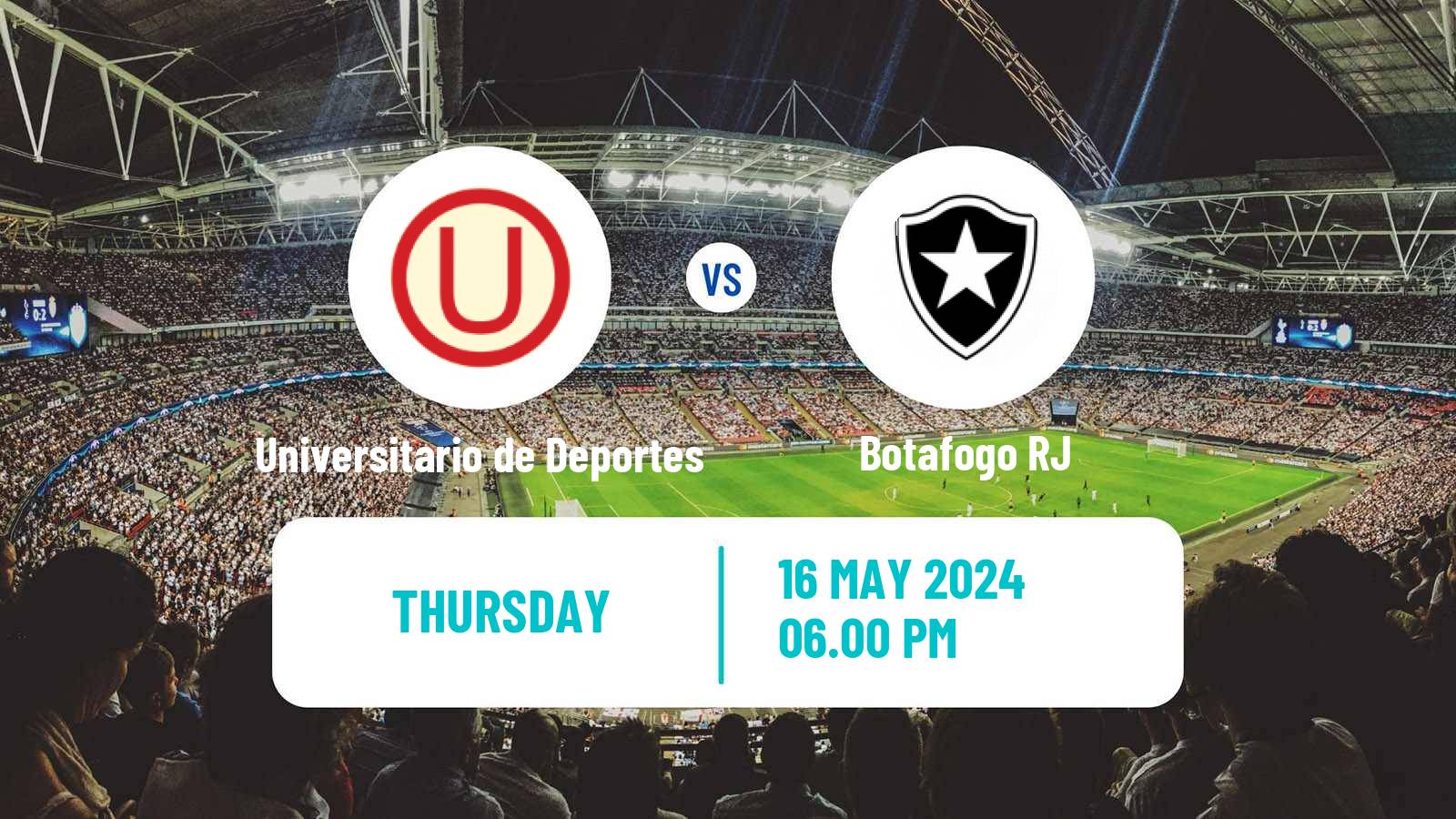 Soccer Copa Libertadores Universitario de Deportes - Botafogo RJ
