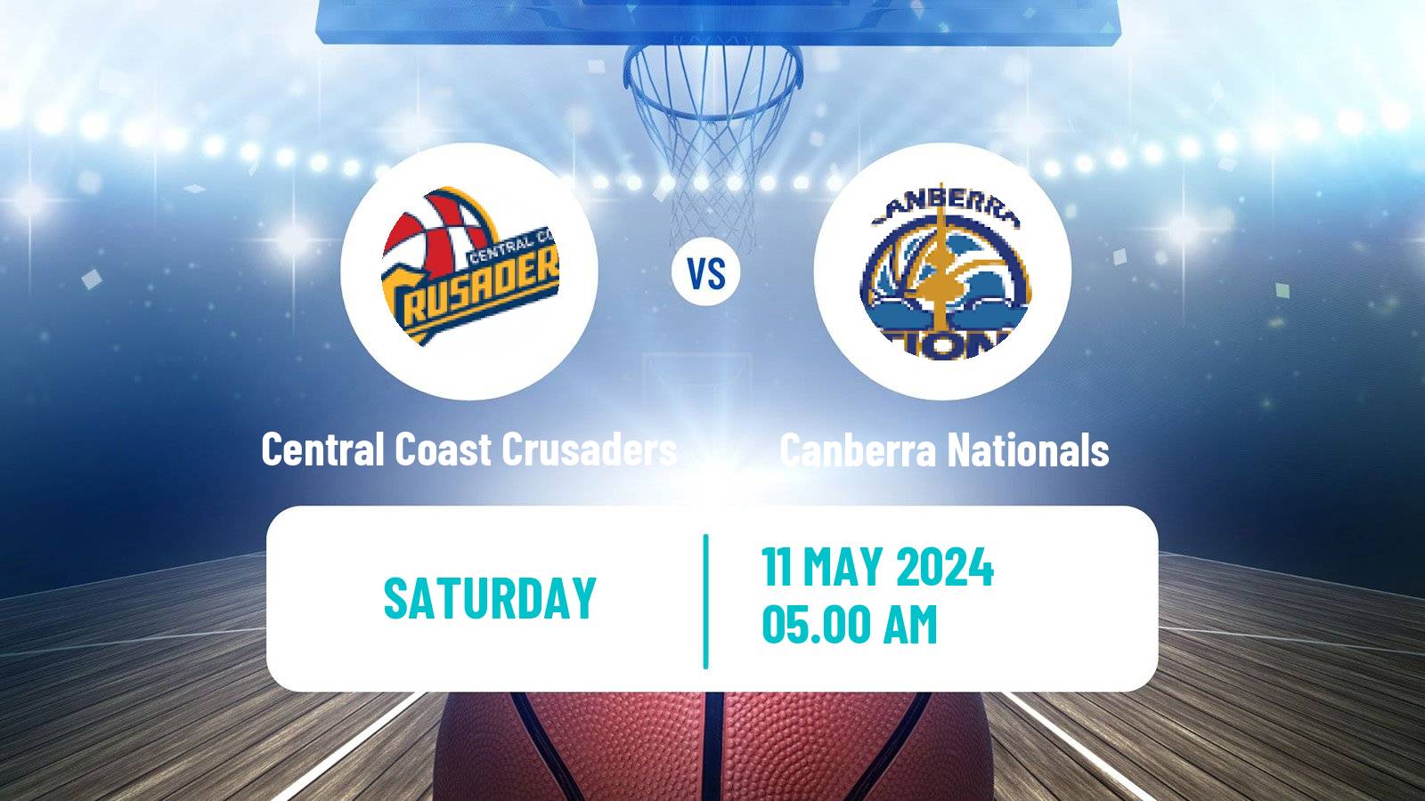 Basketball Australian NBL1 East Women Central Coast Crusaders - Canberra Nationals