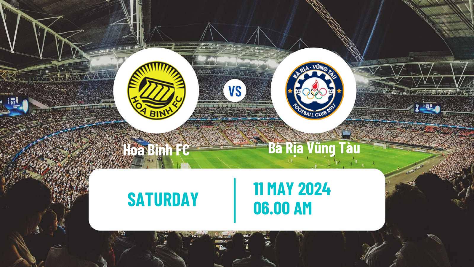 Soccer Vietnamese V League 2 Hoa Binh - Bà Rịa Vũng Tàu