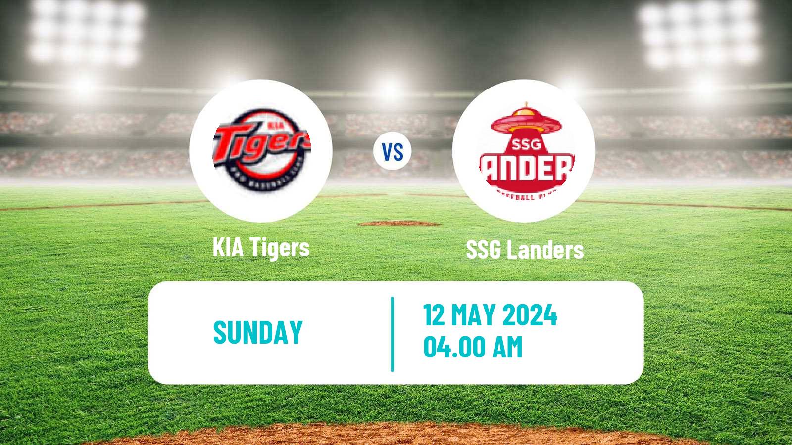 Baseball KBO KIA Tigers - SSG Landers