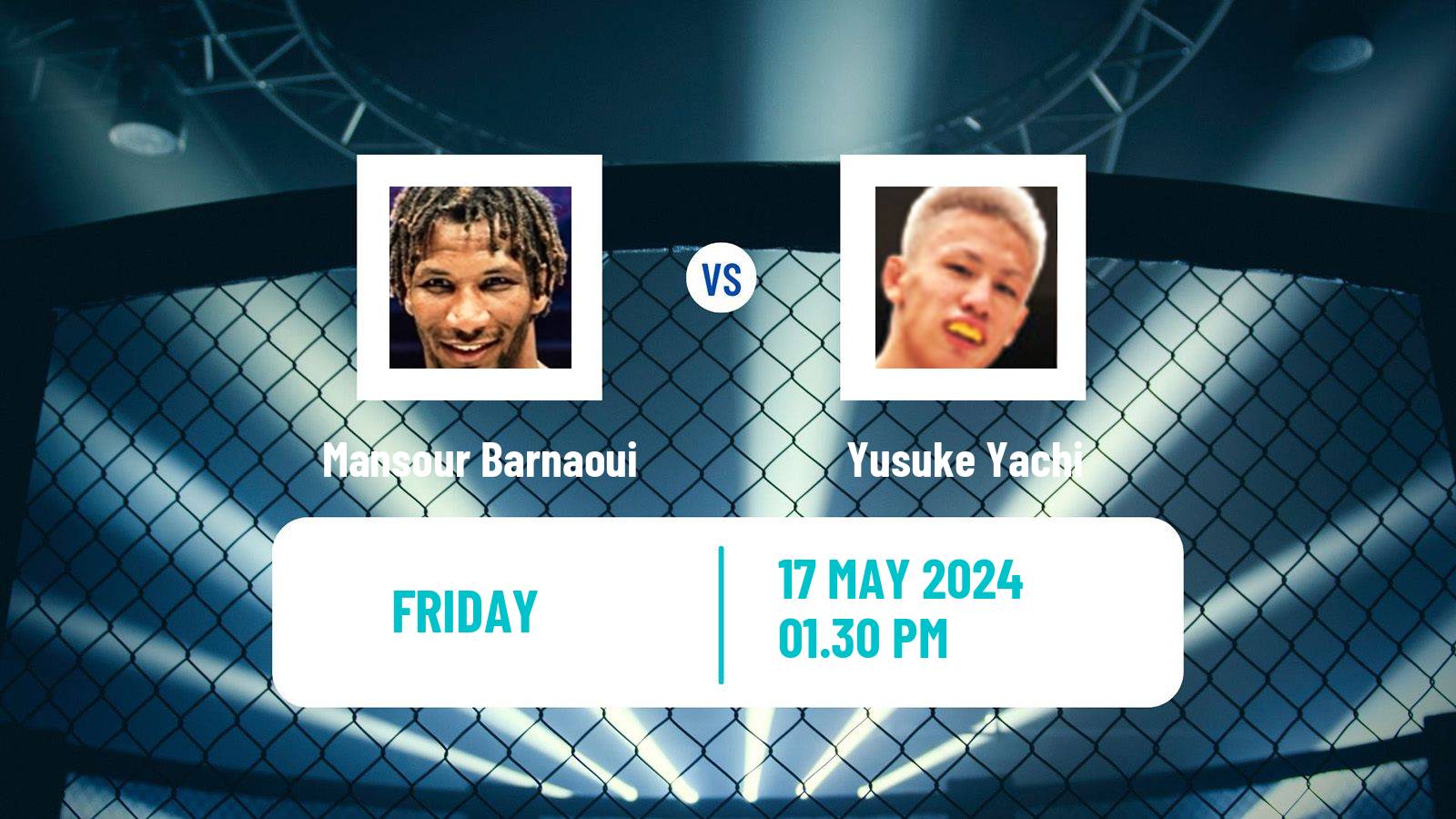 MMA Lightweight Bellator Men Mansour Barnaoui - Yusuke Yachi