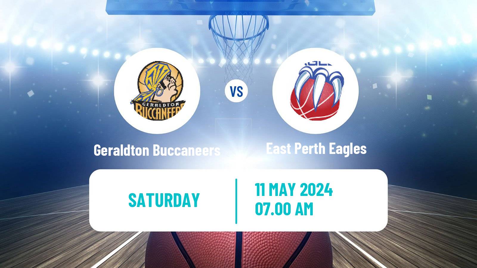 Basketball Australian NBL1 West Geraldton Buccaneers - East Perth Eagles