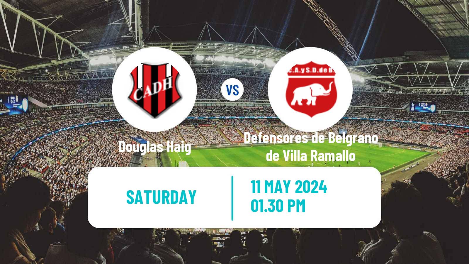 Soccer Argentinian Torneo Federal Douglas Haig - Defensores de Belgrano de Villa Ramallo