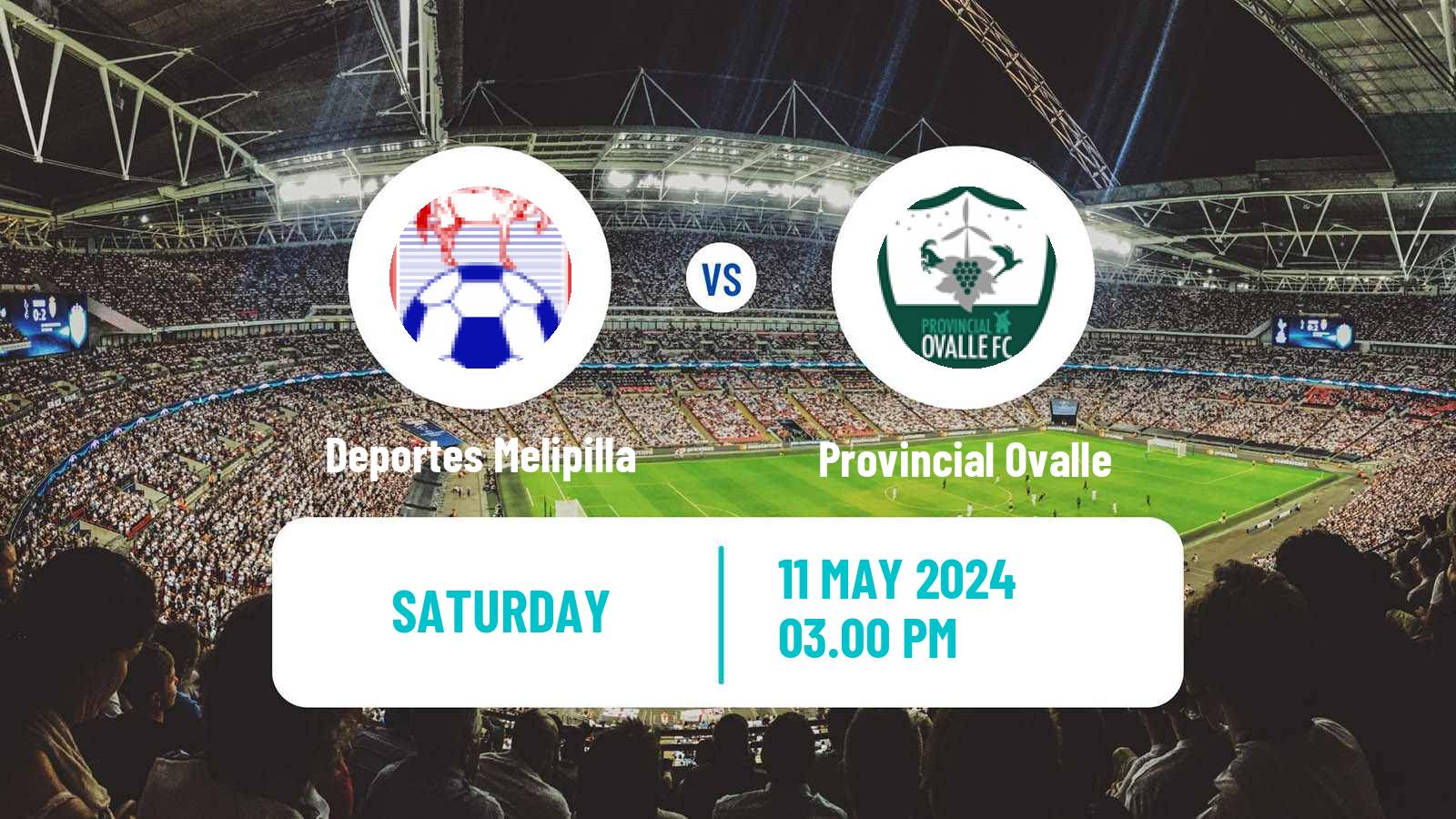 Soccer Chilean Segunda Division Deportes Melipilla - Provincial Ovalle