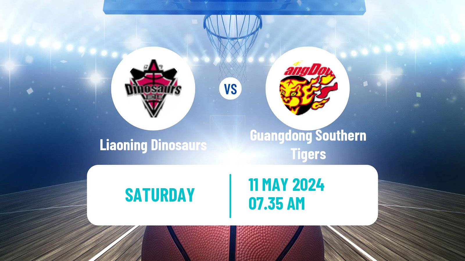 Basketball CBA Liaoning Dinosaurs - Guangdong Southern Tigers