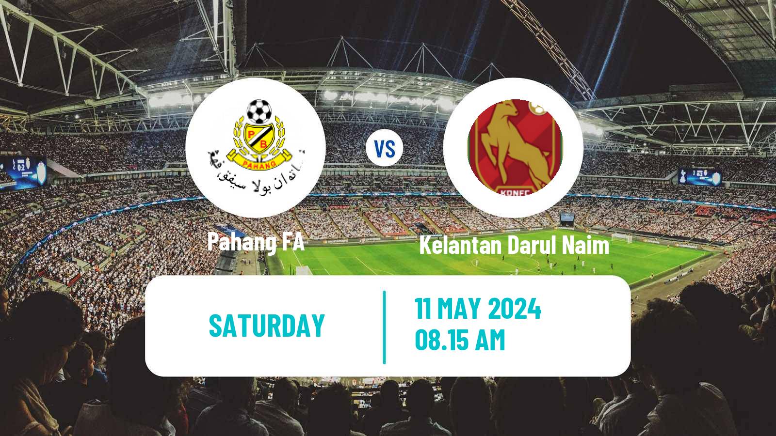 Soccer Malaysian Super League Pahang - Kelantan Darul Naim