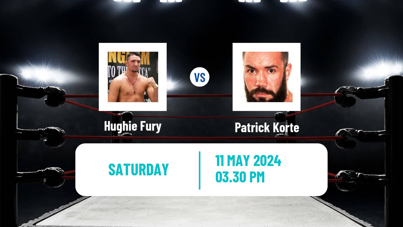 Boxing Heavyweight Others Matches Men Hughie Fury - Patrick Korte