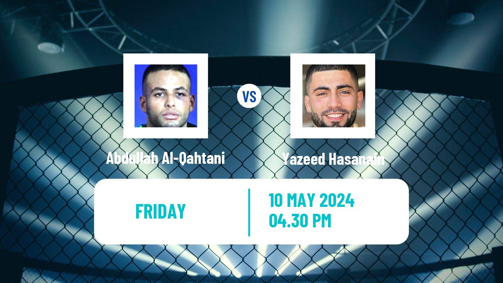 MMA Catchweight Pfl Men Abdullah Al-Qahtani - Yazeed Hasanain