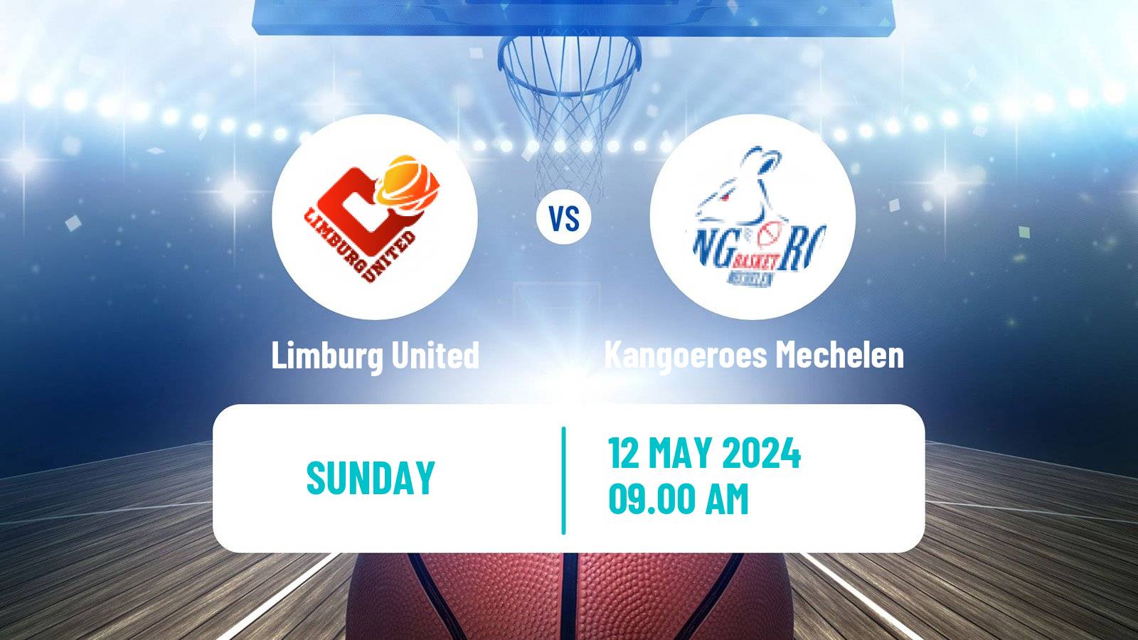 Basketball Belgian Basketball League Limburg United - Kangoeroes Mechelen
