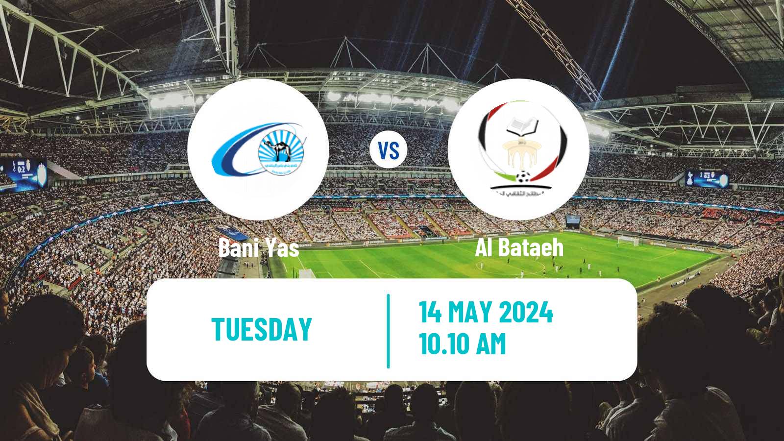 Soccer UAE Football League Bani Yas - Al Bataeh