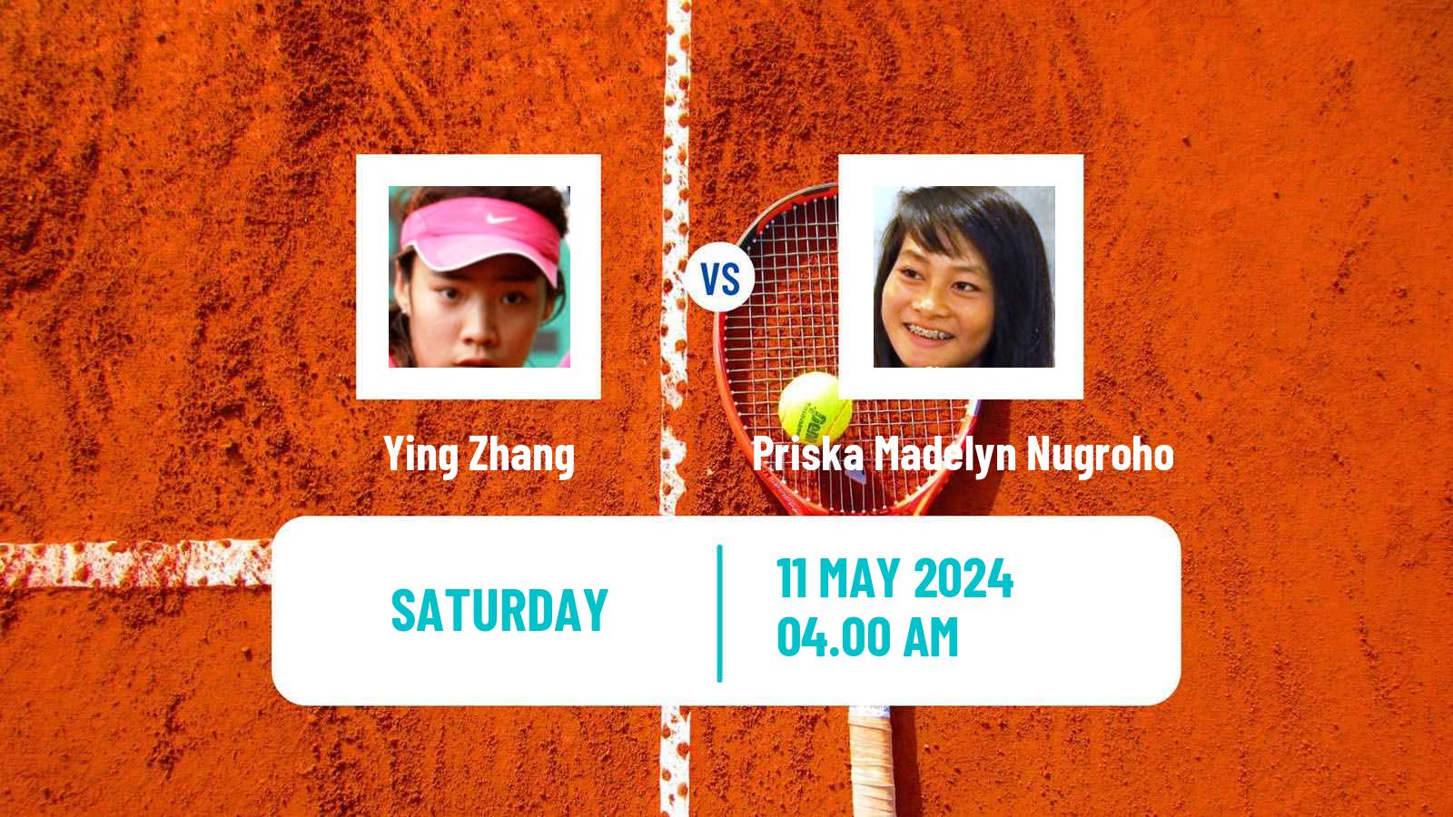 Tennis ITF W15 Monastir 17 Women Ying Zhang - Priska Madelyn Nugroho