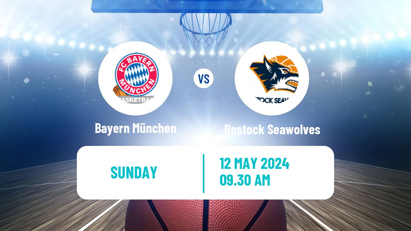 Basketball German BBL Bayern München - Rostock Seawolves