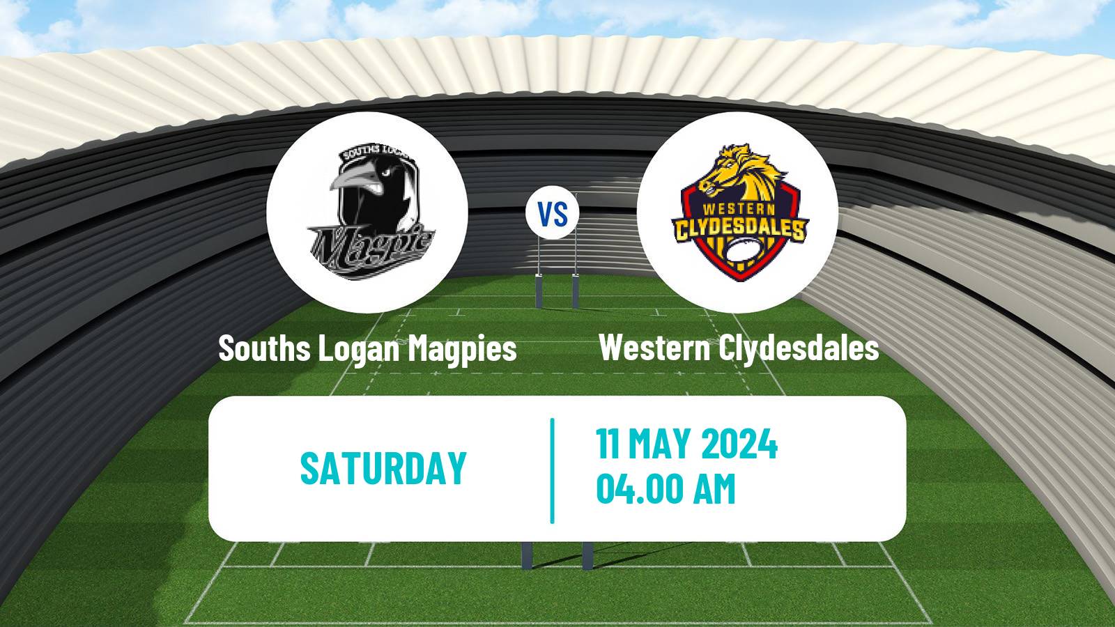 Rugby league Australian Queensland Cup Souths Logan Magpies - Western Clydesdales