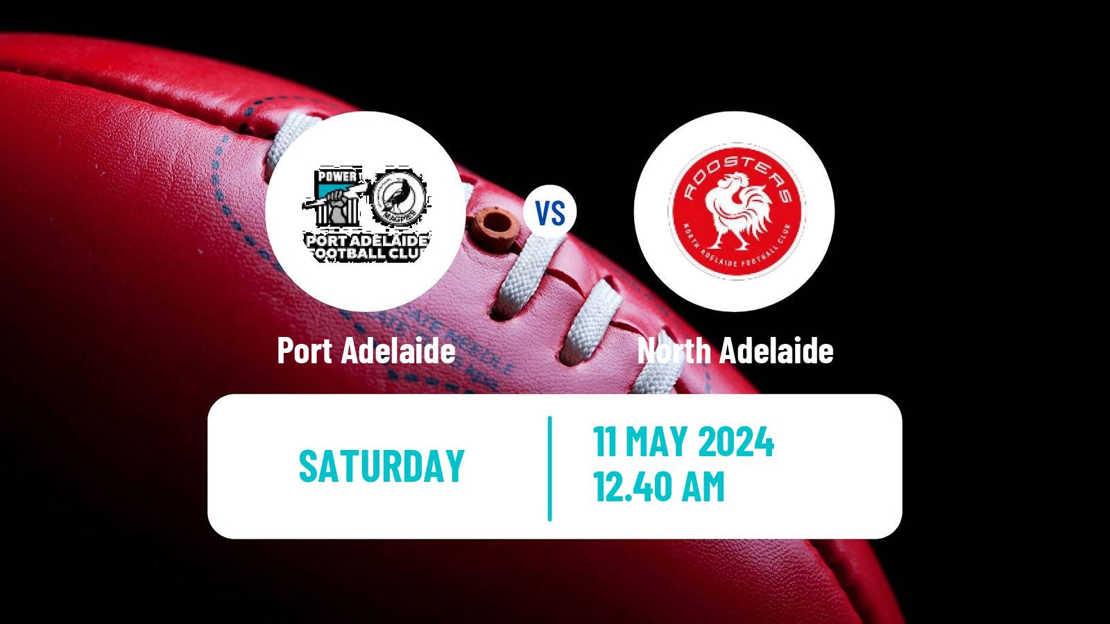 Aussie rules SANFL Port Adelaide - North Adelaide