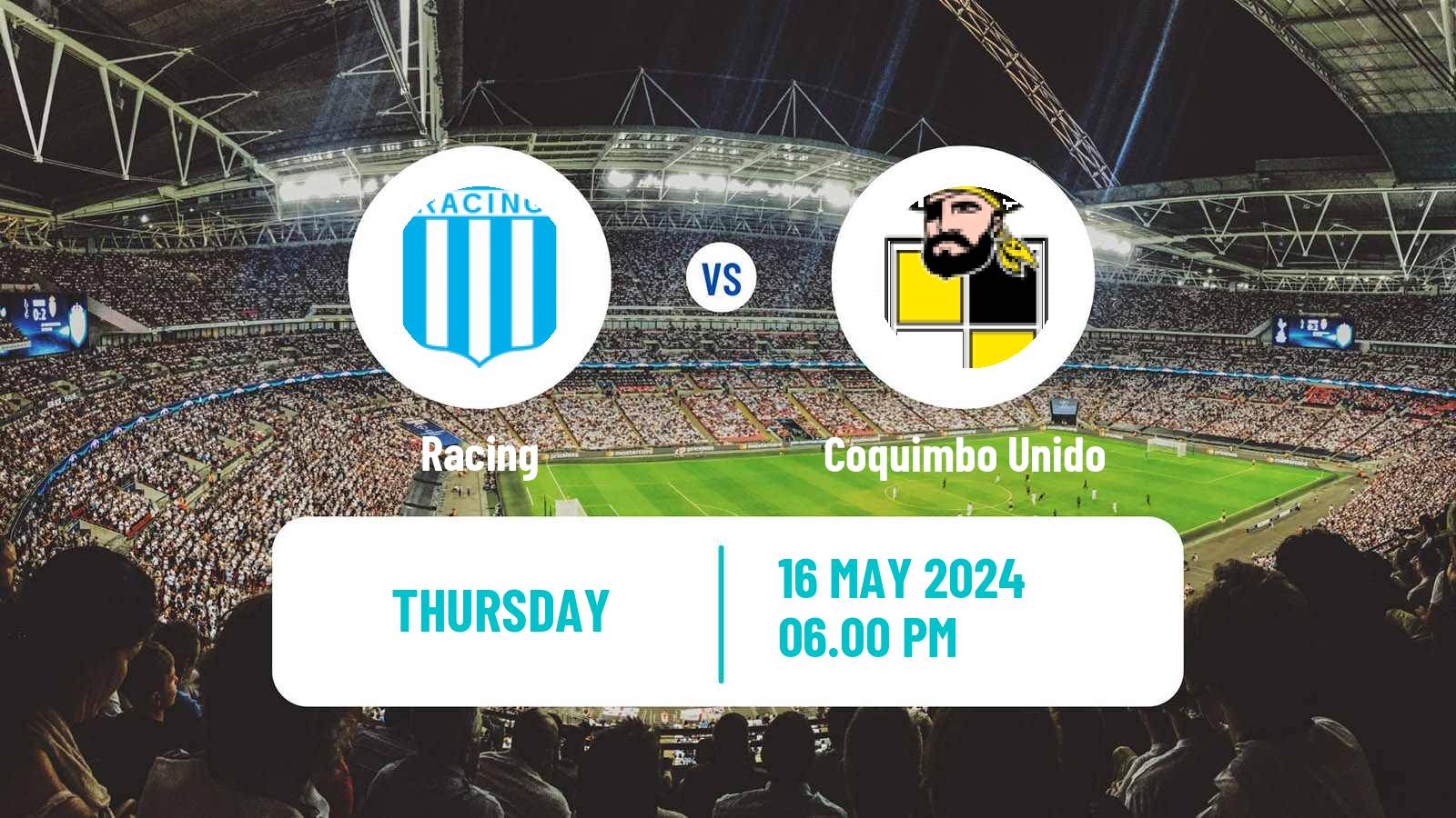Soccer Copa Sudamericana Racing - Coquimbo Unido