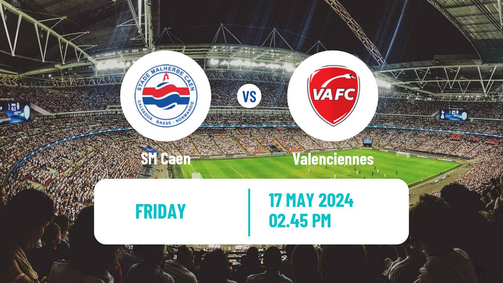 Soccer French Ligue 2 Caen - Valenciennes