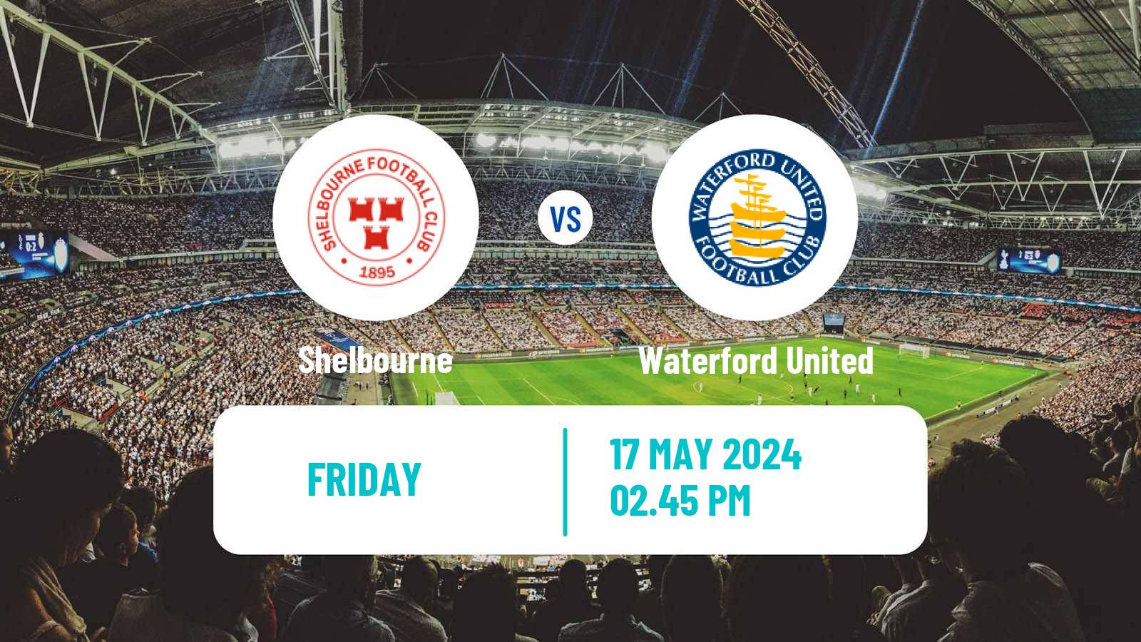 Soccer Irish Premier Division Shelbourne - Waterford United